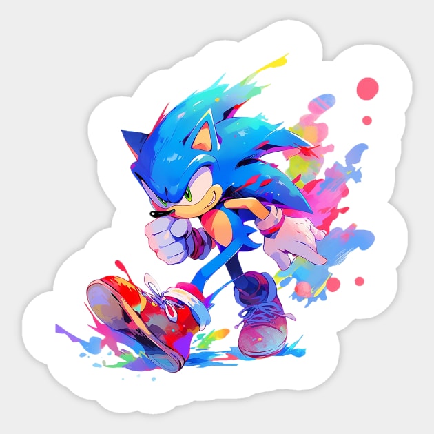 sonic Sticker by enzo studios